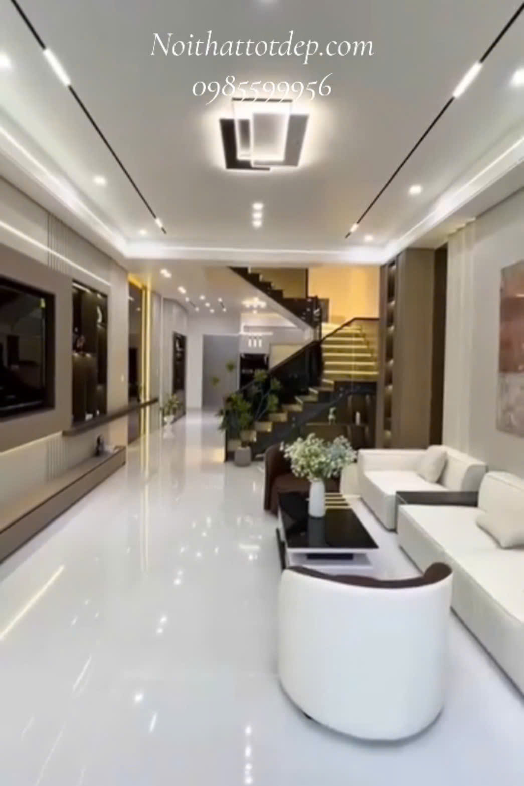 Video thi công nội thất nhà ở phố